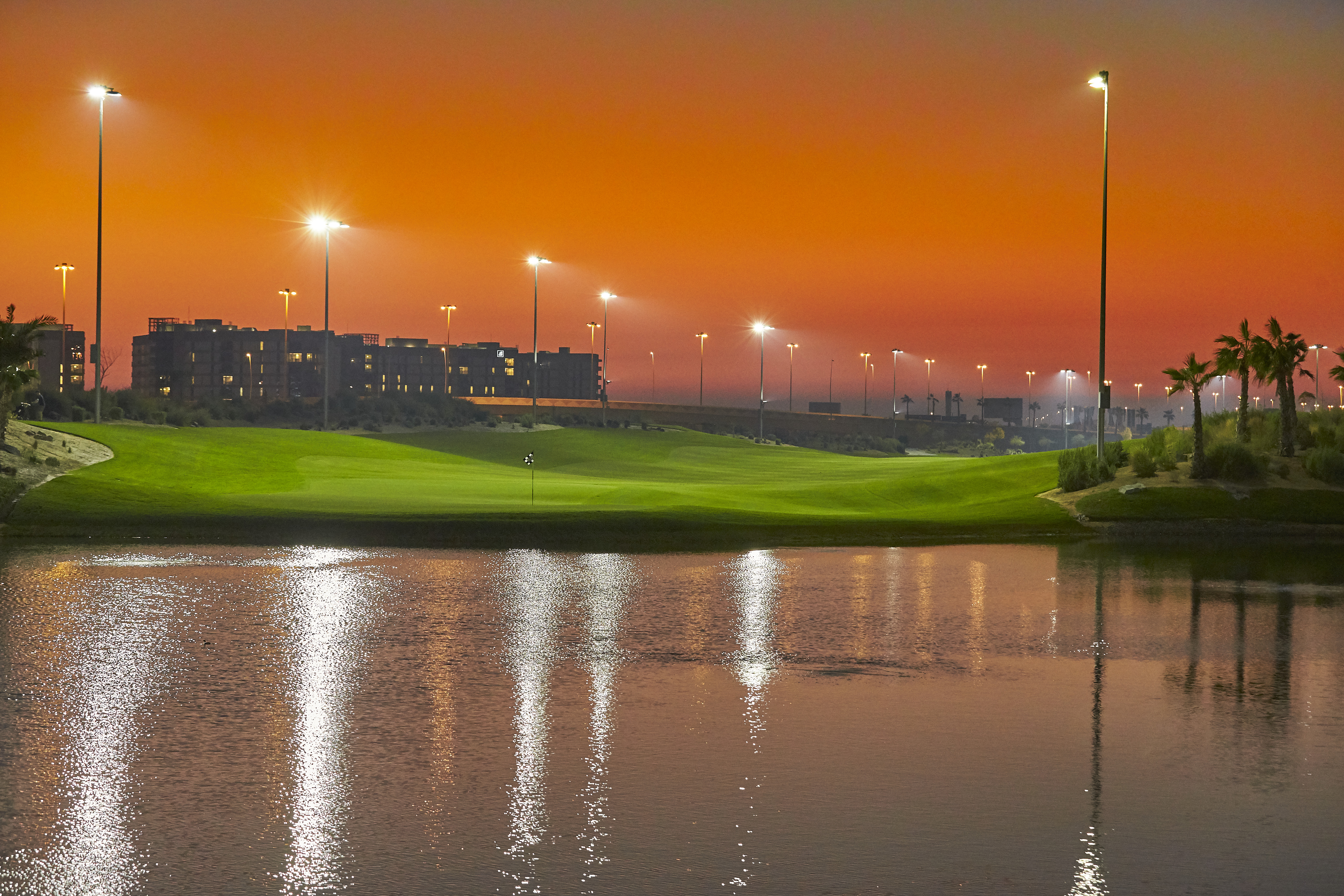 YAGCC 8Th Green Sunset