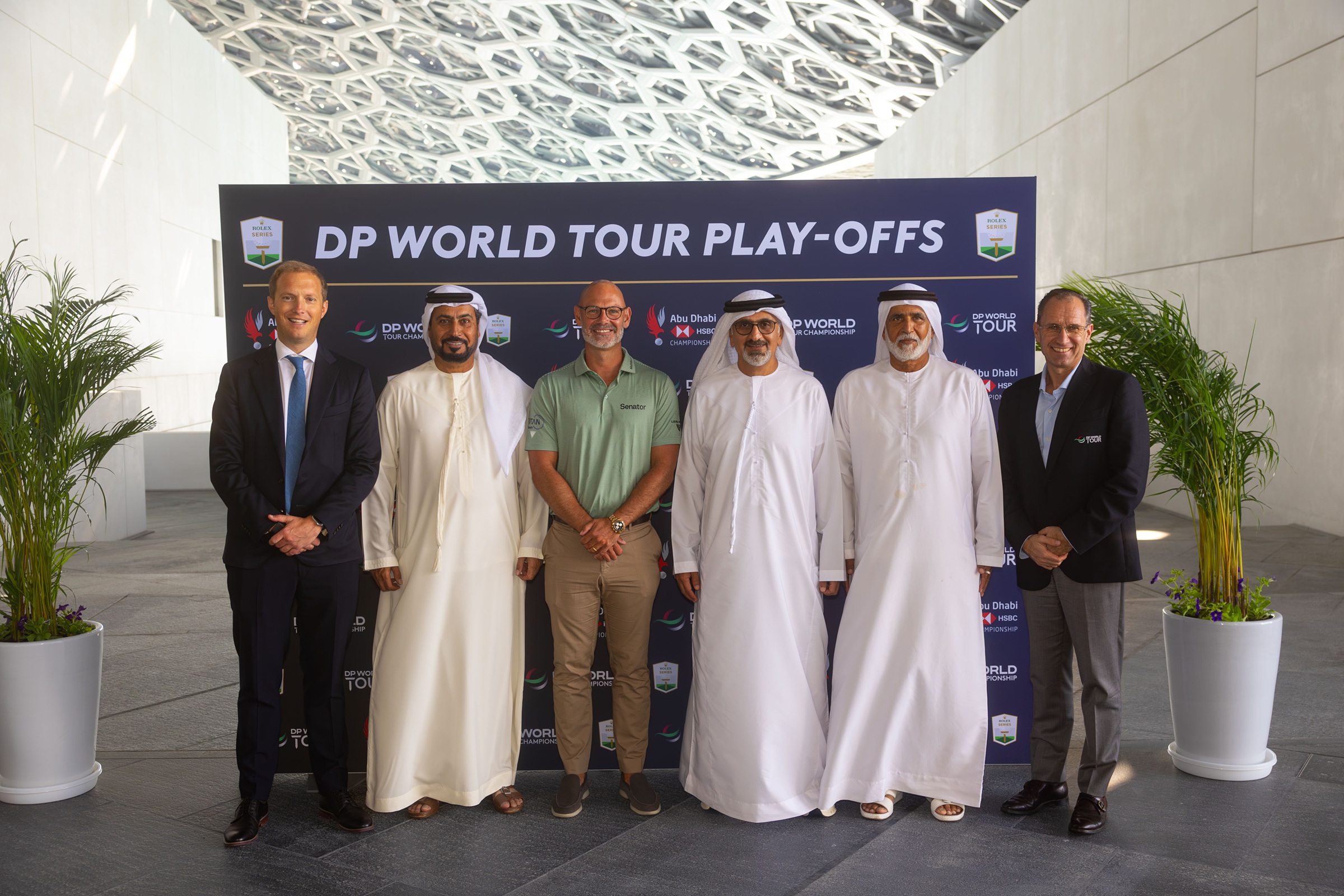 Dignitaries At The DP World Tour Play Offs Event